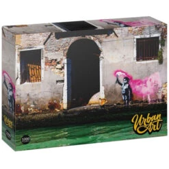 Urban Art Graffiti Puzzle: Banksy - Migrant Child (Clearance)