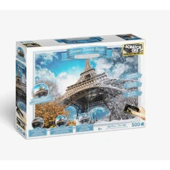 Scratch Off Puzzle: Eiffel Tower Seasons (Clearance)