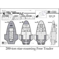 Traveller5 RPG: Starships & Spacecraft - Deck Plans -Wizgame Sales FFE0301 5