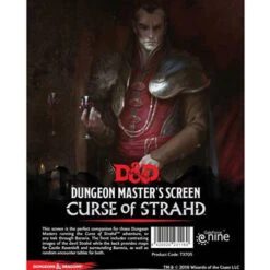 D&D 5E RPG: Dungeon Master's Screen - Curse Of Strahd (Last Chance)