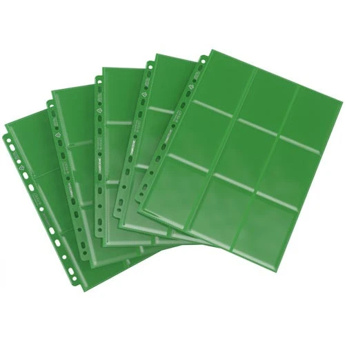 Gamegenic Sideloading 18-Pocket Pages: Green (50) 2 Gamegenic Sideloading 18-Pocket Pages: Green (50) - Image 2