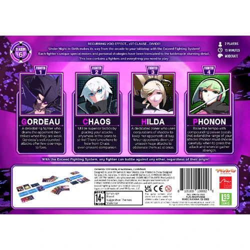 Exceed: Under Night In-Birth - Gordeau Box 3 Exceed: Under Night In-Birth - Gordeau Box - Image 3