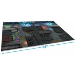 Giant Book Of Cyberpunk Battle Mats -Wizgame Sales LBM013 3