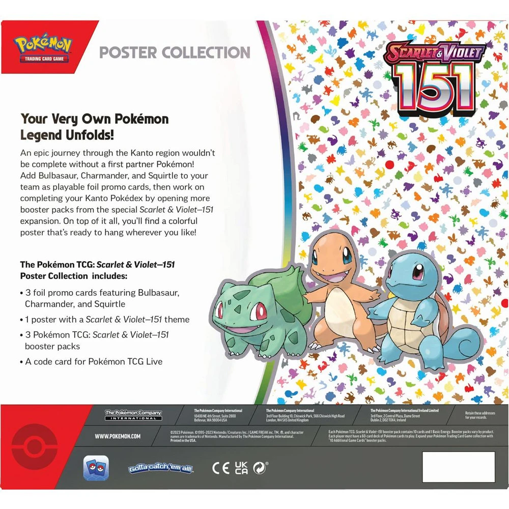 Pokemon TCG: Scarlet & Violet 151 - Poster Collection Case (Preorder) 2 Pokemon TCG: Scarlet & Violet 151 - Poster Collection Case (Preorder) - Image 2