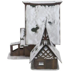 D&D Papercraft Set: Icewind Dale - The Lodge -Wizgame Sales WZK96048 3