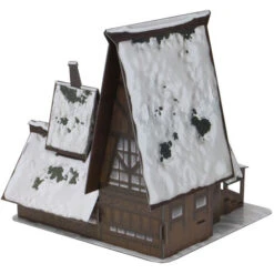 D&D Papercraft Set: Icewind Dale - The Lodge -Wizgame Sales WZK96048 4