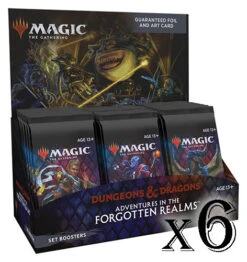 Wizards Of The Coast Magic The Gathering: Adventures In The Forgotten Realms - Set Booster Case