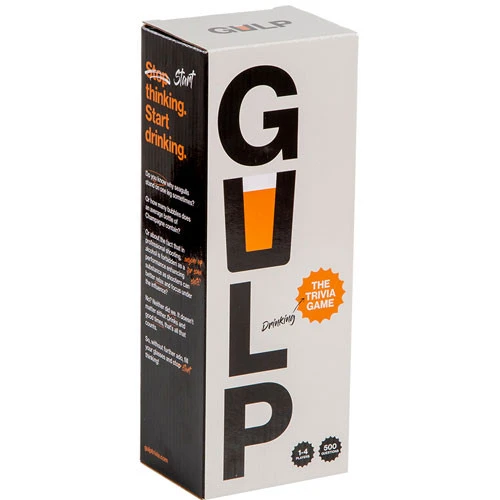 GULP: The Drinking Trivia Game (Clearance) 1 GULP: The Drinking Trivia Game (Clearance)