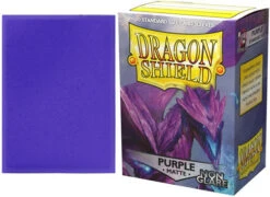 Dragon Shield Sleeves: Matte Non-Glare - Purple (100)