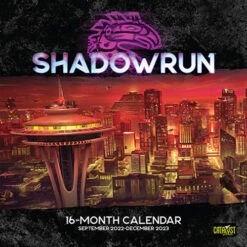 Shadowrun RPG: 16 Month Calendar (Sept 2022 - Dec 2023)