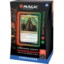Wizards Of The Coast Magic The Gathering: Commander Legends: Battle For Baldur's Gate - Commander Deck - Exit From Exile