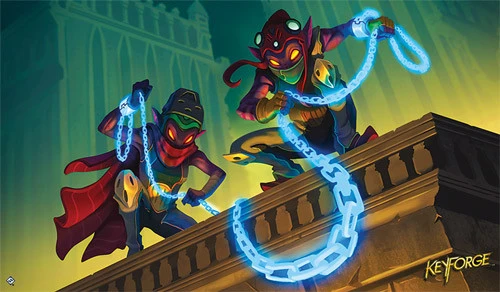 Fantasy Flight Games KeyForge: Chain Gang Playmat (Clearance) 1 Fantasy Flight Games KeyForge: Chain Gang Playmat (Clearance)