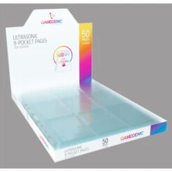 Gamegenic Ultrasonic Toploading 9-Pocket Pages: Clear (50)