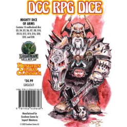 Dungeon Crawl Classics Dice: Mighty Dice Of Arms (14) (Preorder)