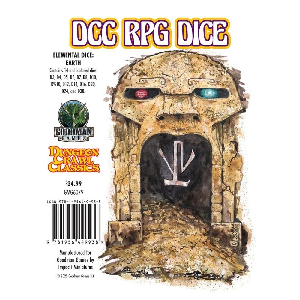 Dungeon Crawl Classics: Elemental Dice: Earth (14) (Preorder) 1 Dungeon Crawl Classics: Elemental Dice: Earth (14) (Preorder)
