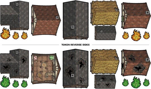 Tabletop Tokens: Rooftops Set 1 Tabletop Tokens: Rooftops Set