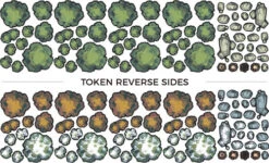 Tabletop Tokens: Trees & Rocks Set