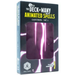 The Deck Of Many Animated Spells: Vol 1 Cantrips (D&D 5E Compatible)