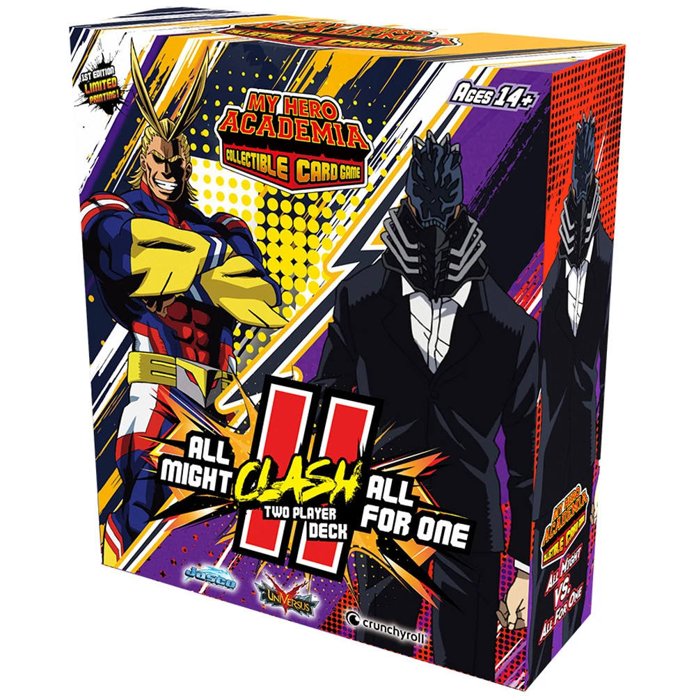 My Hero Academia CCG: All Might Vs All For One 2 Player Clash Deck (Labor Day Sale) 1 My Hero Academia CCG: All Might Vs All For One 2 Player Clash Deck (Labor Day Sale)