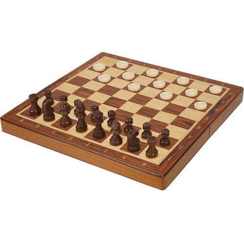 Chess & Checkers: Folding Version (Clearance) 2 Chess & Checkers: Folding Version (Clearance) - Image 2