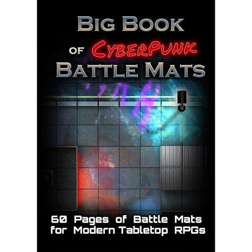 Big Book Of Cyberpunk Battle Mats 1 Big Book Of Cyberpunk Battle Mats