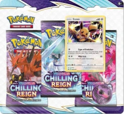 Pokemon TCG: Sword & Shield - Chilling Reign 3-Booster Blister (Eevee) (Last Chance)