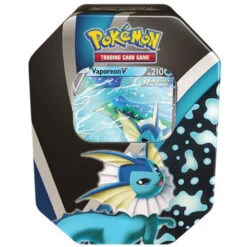 Pokemon TCG: Eevee Evolutions Tin 2021 (Vaporeon V)
