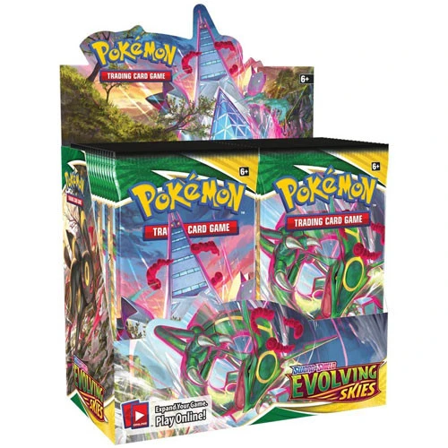 Pokemon TCG: Sword & Shield - Evolving Skies Booster Box (36) 1 Pokemon TCG: Sword & Shield - Evolving Skies Booster Box (36)