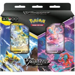 Pokemon TCG: V Battle Deck Bundle - Zeraora V Vs Deoxys V (Labor Day Sale)