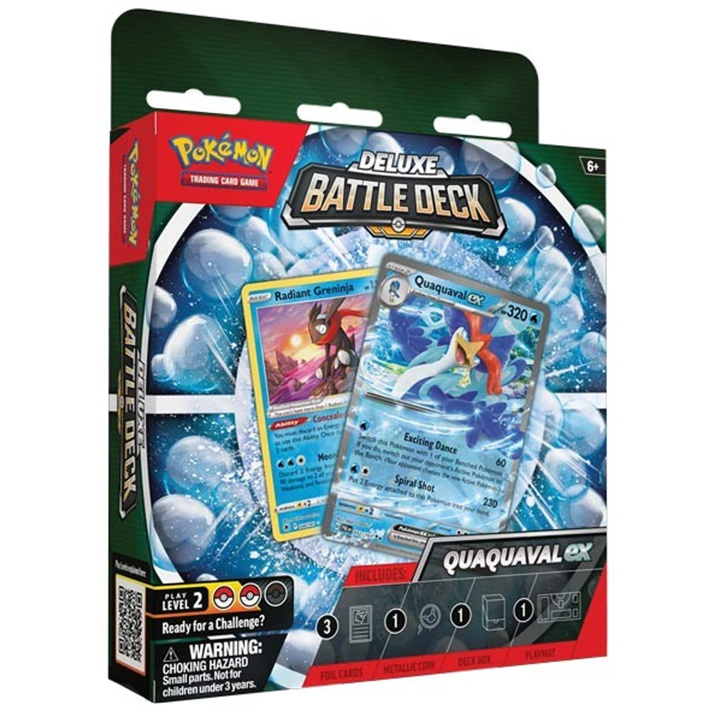 Pokemon TCG: Deluxe Battle Deck - Quaquaval Ex (Preorder) 1 Pokemon TCG: Deluxe Battle Deck - Quaquaval Ex (Preorder)