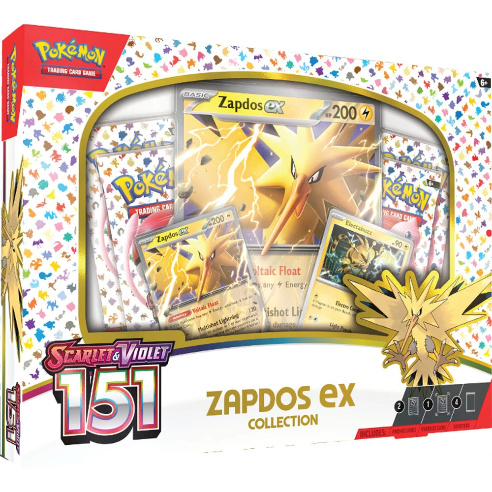 Pokemon TCG: Scarlet & Violet 151 - Zapdos Ex Collection (Preorder) 1 Pokemon TCG: Scarlet & Violet 151 - Zapdos Ex Collection (Preorder)