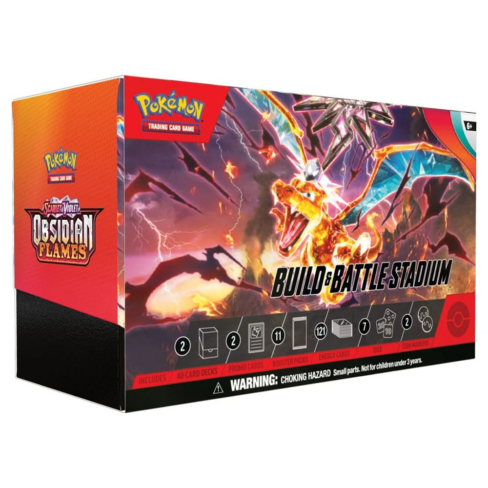 Pokemon TCG: Scarlet & Violet: Obsidian Flames - Build & Battle Stadium (New Arrival) 1 Pokemon TCG: Scarlet & Violet: Obsidian Flames - Build & Battle Stadium (New Arrival)