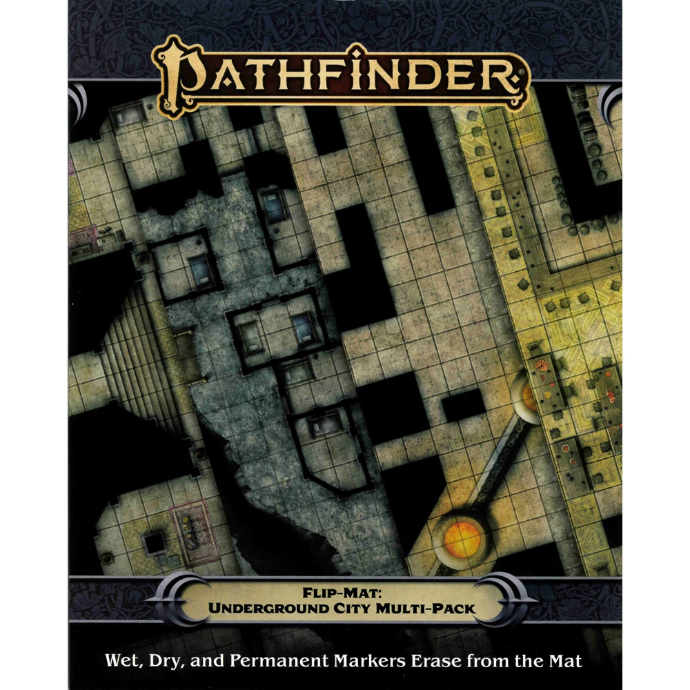 Pathfinder 2E RPG: Flip-Mat - Underground City Multi-Pack (New Arrival) 1 Pathfinder 2E RPG: Flip-Mat - Underground City Multi-Pack (New Arrival)