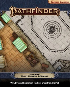 Pathfinder RPG: Flip-Mat - Night Market & Shrine (Preorder)