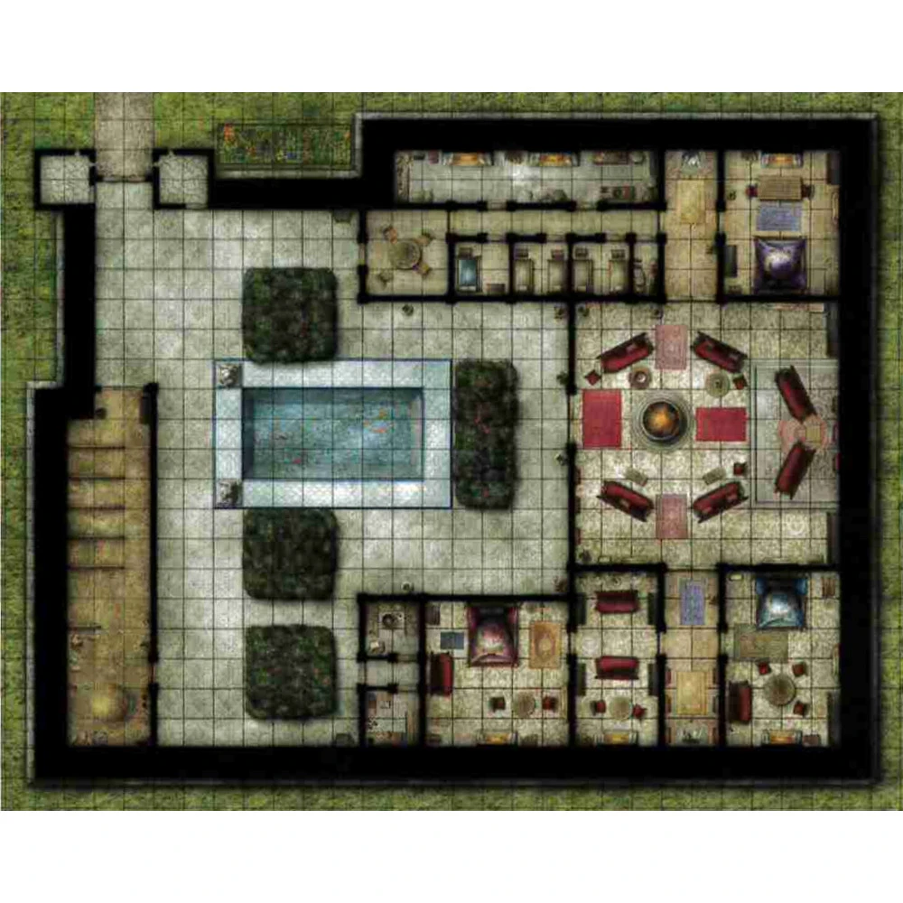 Pathfinder 2E RPG: Flip-Mat Classics - Noble Estate 2 Pathfinder 2E RPG: Flip-Mat Classics - Noble Estate - Image 2