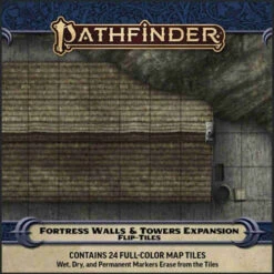 Pathfinder 2E RPG: Flip-Tiles - Fortress Walls & Towers Expansion