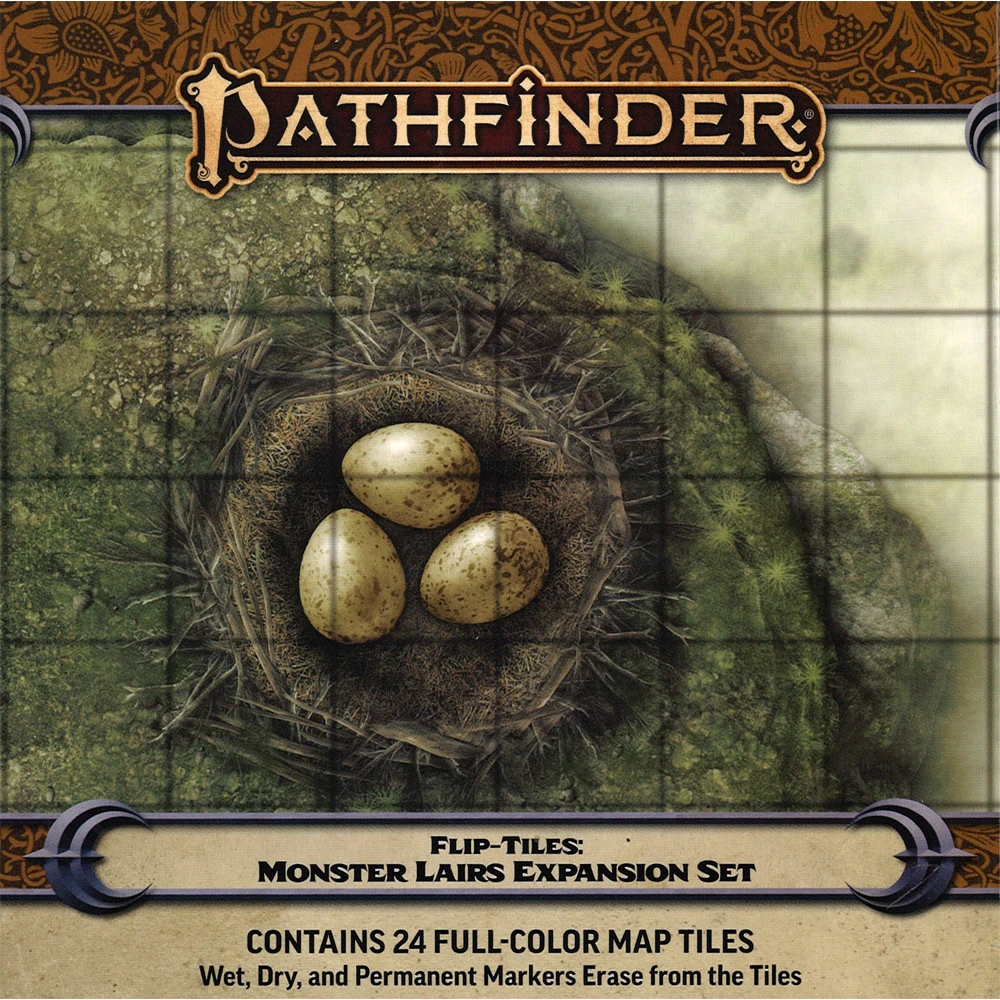 Pathfinder 2E RPG: Flip-Tiles - Monster Lairs Expansion Set 1 Pathfinder 2E RPG: Flip-Tiles - Monster Lairs Expansion Set