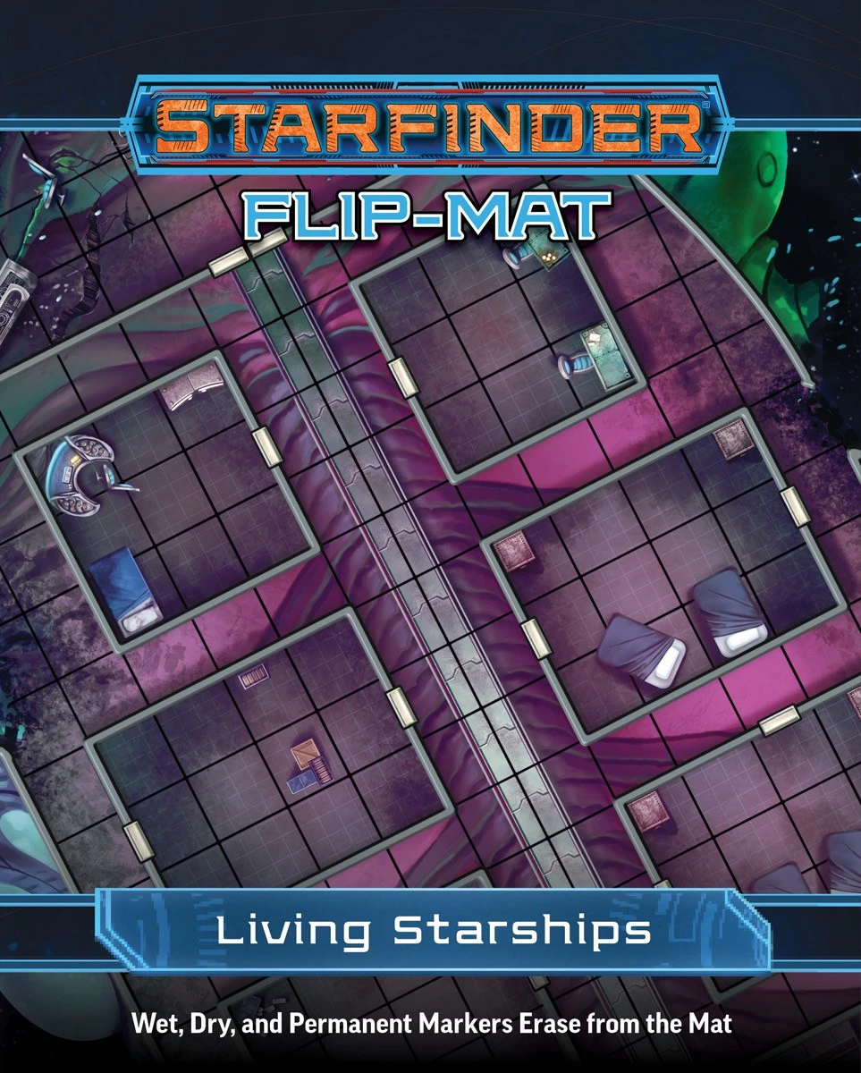 Starfinder RPG: Flip-Mat - Living Starships (Preorder) 1 Starfinder RPG: Flip-Mat - Living Starships (Preorder)