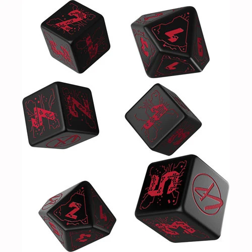 Cyberpunk Red RPG: Essential Dice Set (6) 1 Cyberpunk Red RPG: Essential Dice Set (6)
