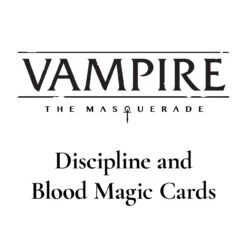 Vampire: The Masquerade 5E RPG - Discipline & Blood Magic Cards (Preorder)