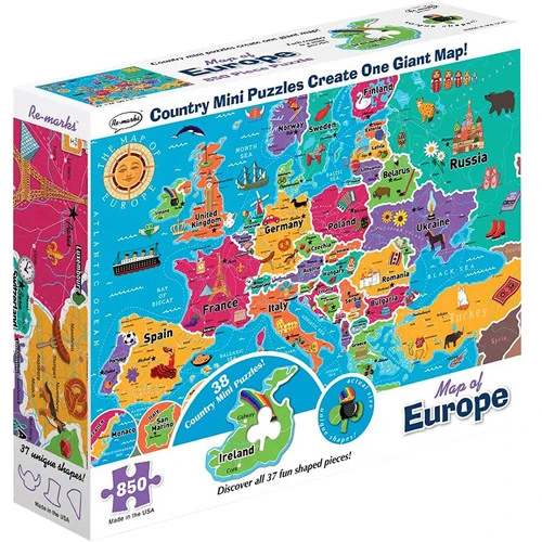 850-Piece Puzzle: Map Of Europe (Clearance) 1 850-Piece Puzzle: Map Of Europe (Clearance)