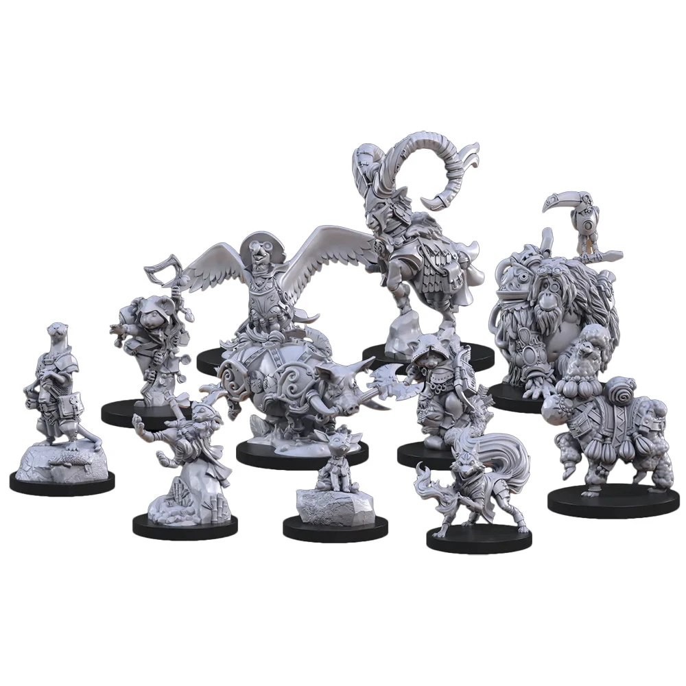 Animal Adventures RPG: Miniatures Set - Animals Of The Faraway Sea 1 Animal Adventures RPG: Miniatures Set - Animals Of The Faraway Sea