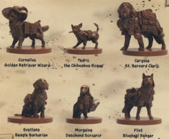 Animal Adventures RPG: Miniatures Set - Dungeons & Doggies Vol 1