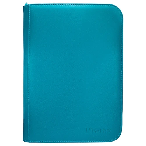 Ultra Pro 4-Pocket Zippered Pro-Binder: Vivid Teal (Clearance) 1 Ultra Pro 4-Pocket Zippered Pro-Binder: Vivid Teal (Clearance)