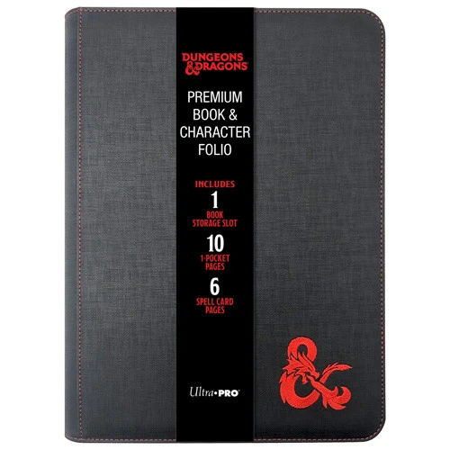 Ultra Pro D&D Premium Zippered Book & Character Folio 1 Ultra Pro D&D Premium Zippered Book & Character Folio