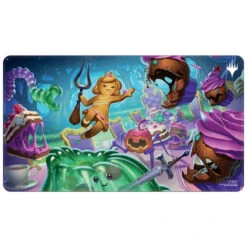 Ultra Pro MtG White Stitched Playmat: Wilds Of Eldraine - Food Fight (Preorder)
