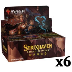 Wizards Of The Coast Magic The Gathering: Strixhaven: School Of Mages - Draft Booster Case
