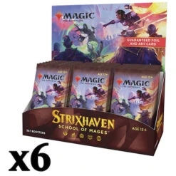 Wizards Of The Coast Magic The Gathering: Strixhaven: School Of Mages - Set Booster Case
