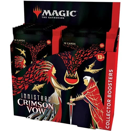 Wizards Of The Coast Magic The Gathering: Innistrad: Crimson Vow - Collector Booster Box (12) 1 Wizards Of The Coast Magic The Gathering: Innistrad: Crimson Vow - Collector Booster Box (12)