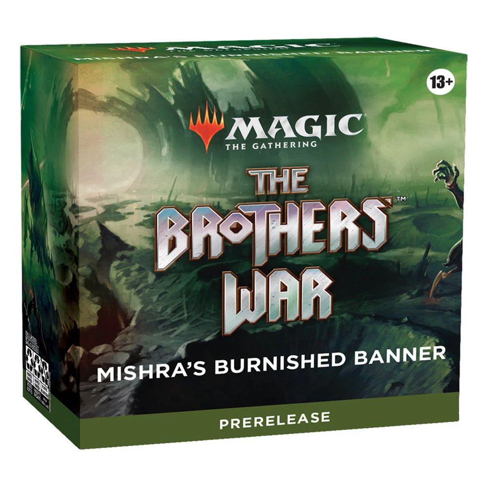 Wizards Of The Coast Magic The Gathering: The Brothers' War - Mishra's Burnished Banner Prerelease Pack 1 Wizards Of The Coast Magic The Gathering: The Brothers' War - Mishra's Burnished Banner Prerelease Pack